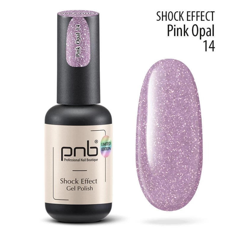 PNB Professional Nail Boutique Reflective Gel Nail Polish Color 0.28 oz Shock Effect