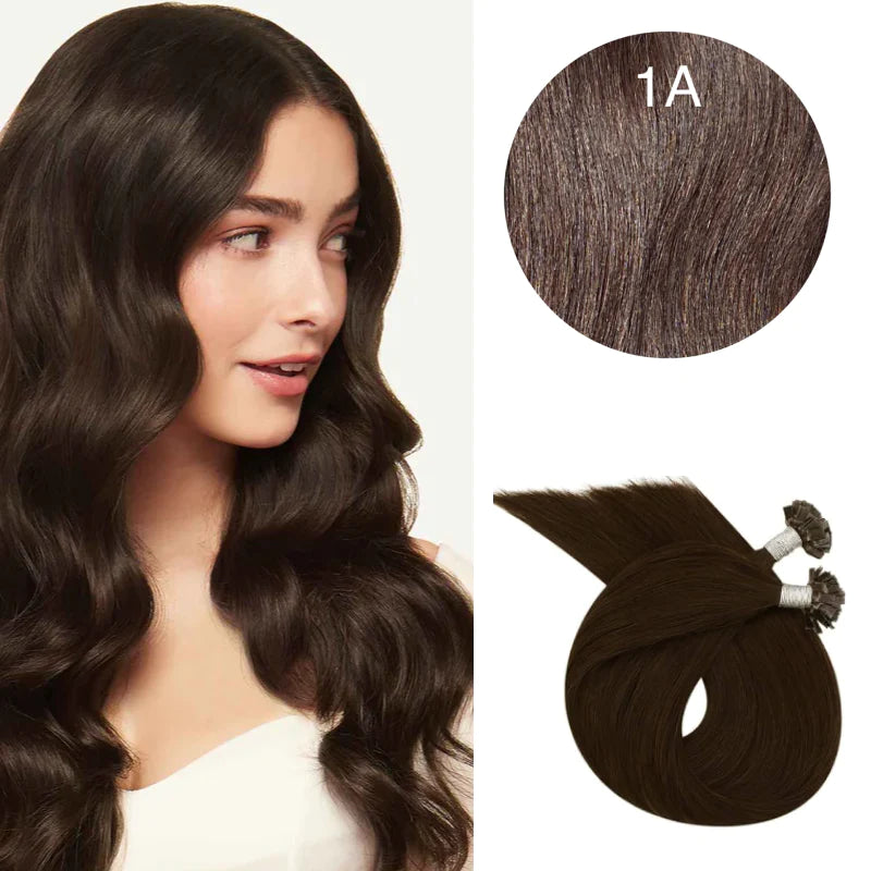 GVA Hair Extensions Hot Fusion 22 Inch With Keratin Bonding Straight 25 pcs Per Pack