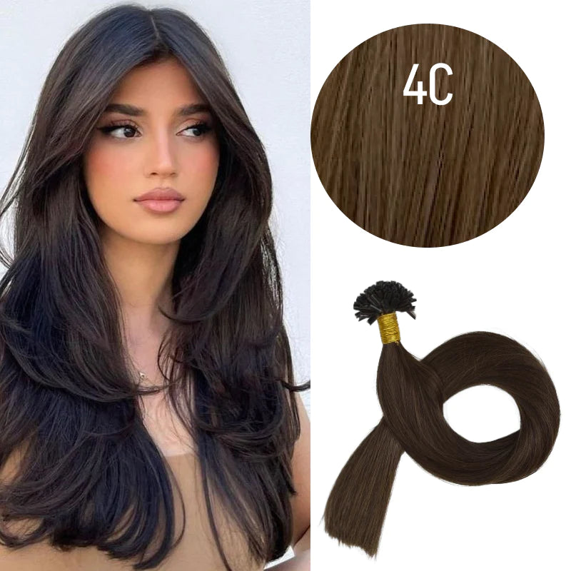 GVA Hair Extensions Hot Fusion 22 Inch With Keratin Bonding Straight 25 pcs Per Pack