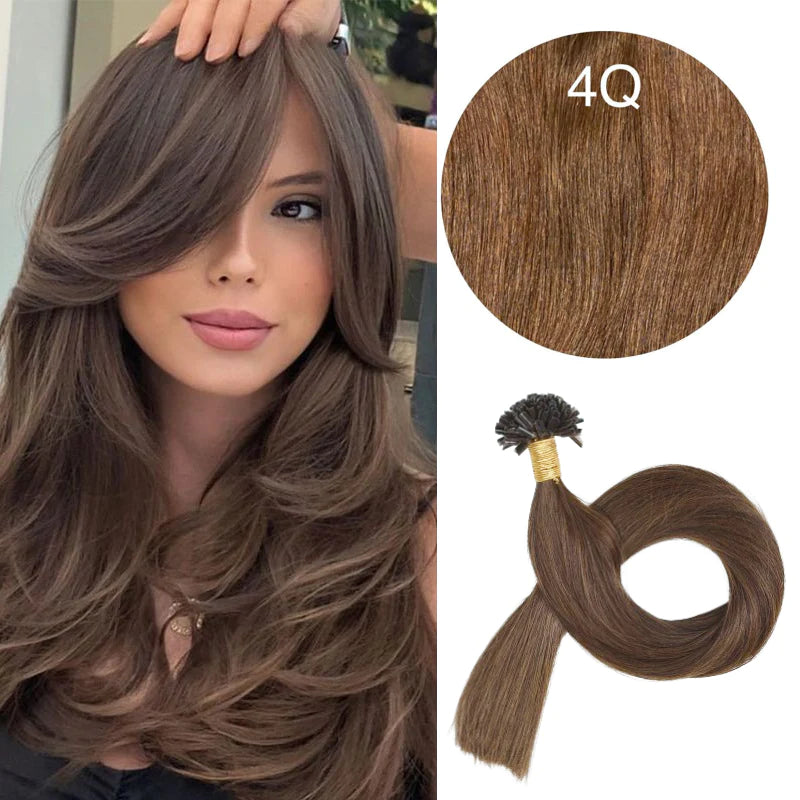 GVA Hair Extensions Hot Fusion 22 Inch With Keratin Bonding Straight 25 pcs Per Pack