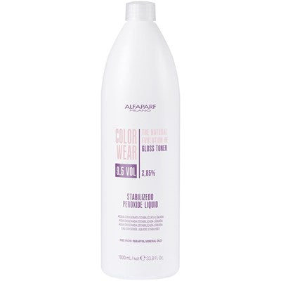 Alfaparf Milano Color Wear 9.5 Volume Stabilized Liquid Peroxide 2.85% 33.8 oz