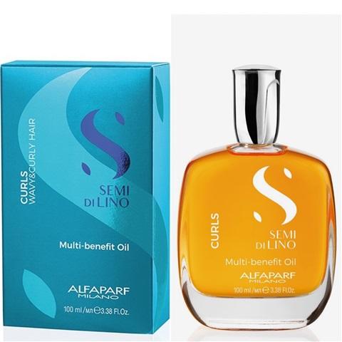 Alfaparf Milano Semi Di Lino Curl Multi-Benefit Oil 3.38 oz