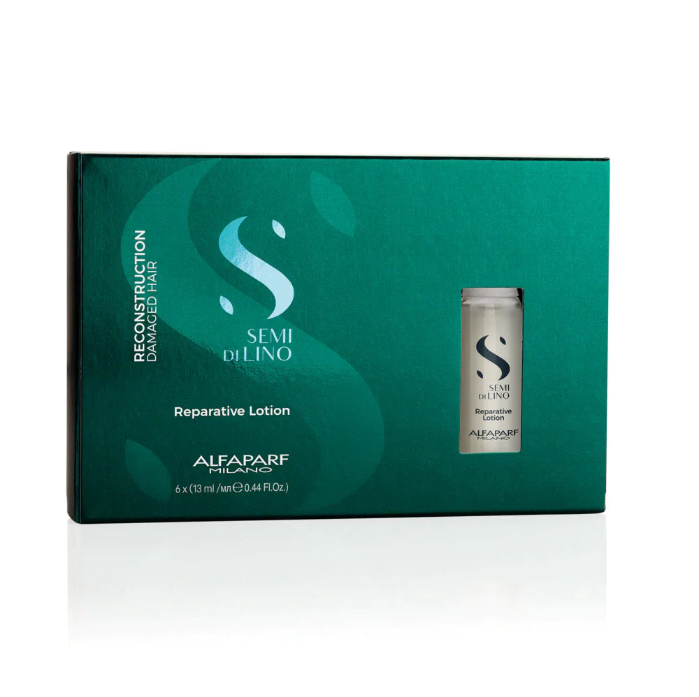 Alfaparf Milano Semi Di Lino Reconstruction Reparative Lotion 6 Vials x 0.44 oz