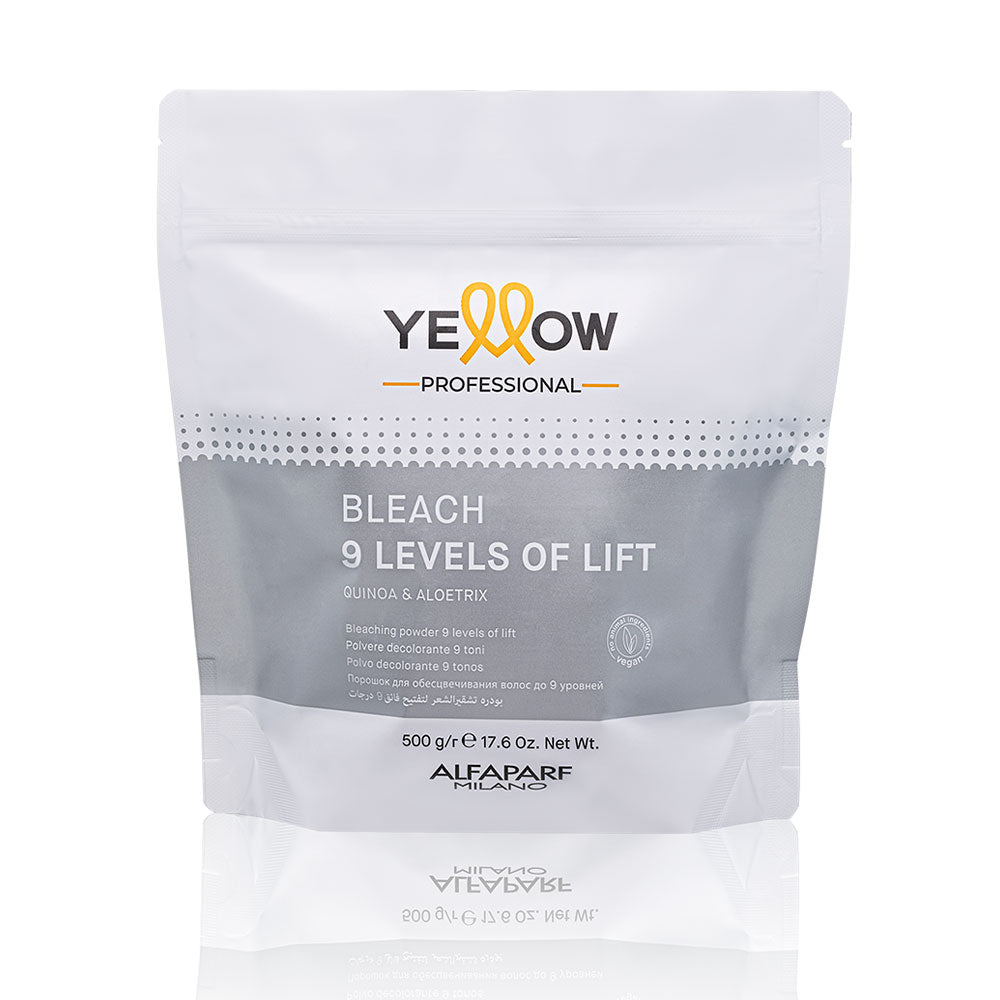 Alfaparf Milano Yellow Professional Bleach 9 Levels Of Lift 17.6 oz Pouch