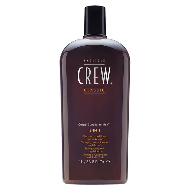 American Crew Classic 3-in-1 Shampoo Conditioner Body Wash 33.8 oz