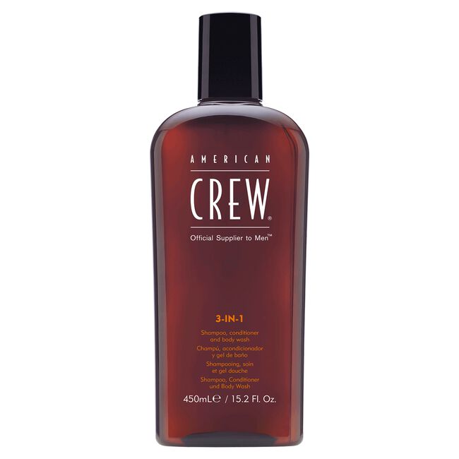 American Crew Classic 3 in 1 Shampoo Conditioner Body Wash 15.2 oz