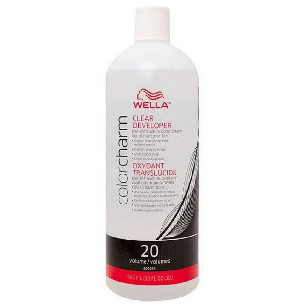 Wella Color Charm Liquid Clear Developer 20 Volume 32 oz Clear