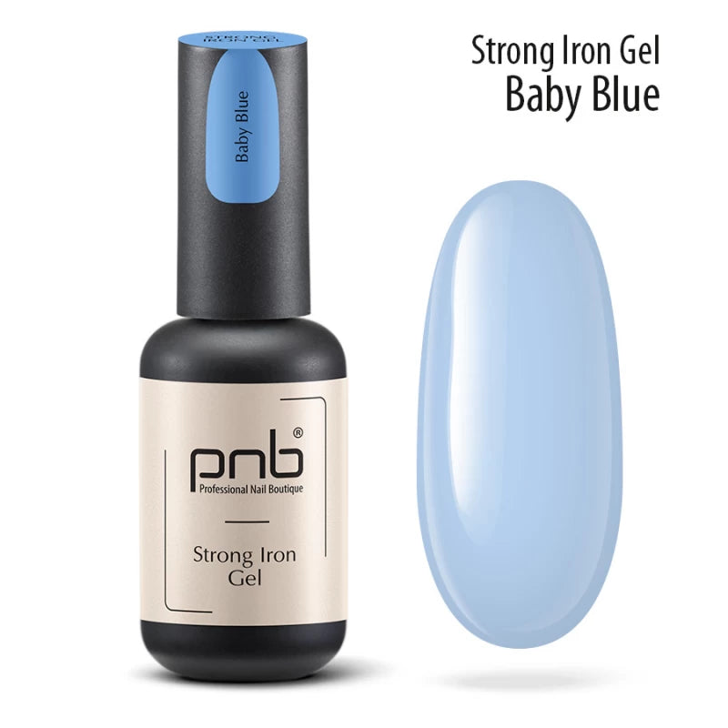 PNB Professional Nail Boutique UV/LED Strong Iron Base Gel with Soak Off Formula 0.28 oz