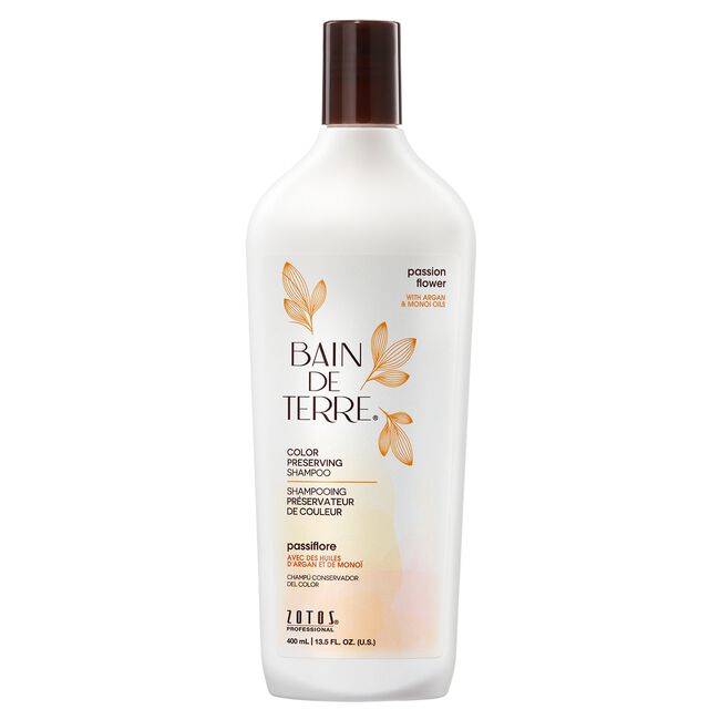 Bain de Terre Passion Flower Color Preserving Shampoo 13.5 oz