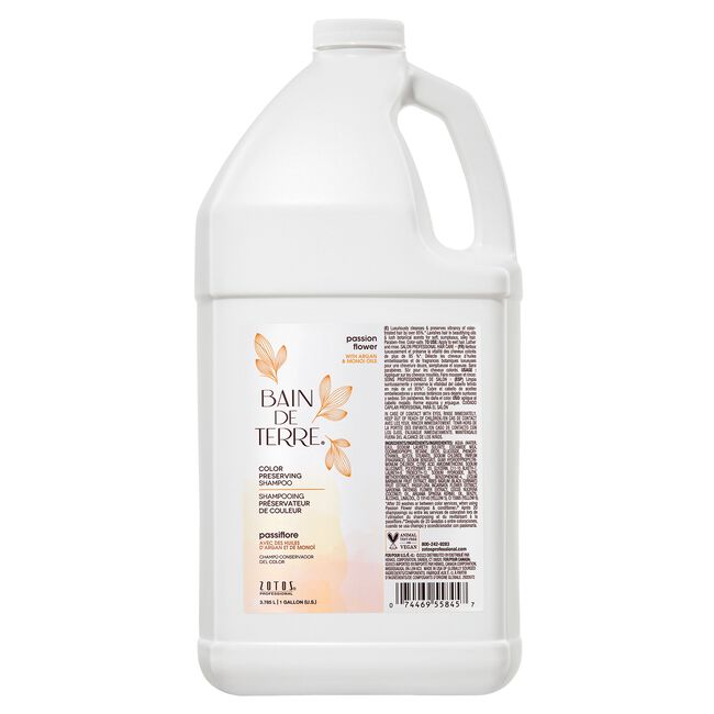 Bain de Terre Passion Flower Color Preserving Shampoo 1 Gallon