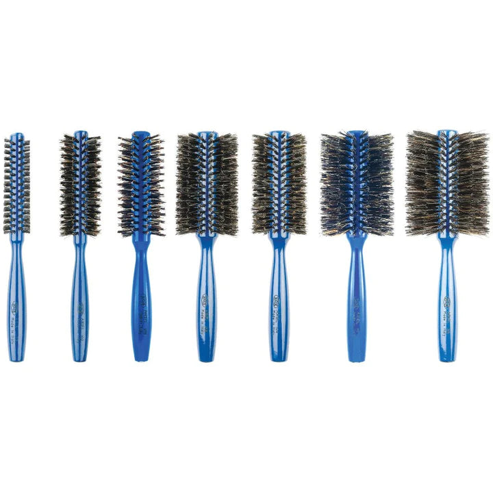 Creative Hair Tools Ariel Blue Italian 3ME Round Hair Brushes