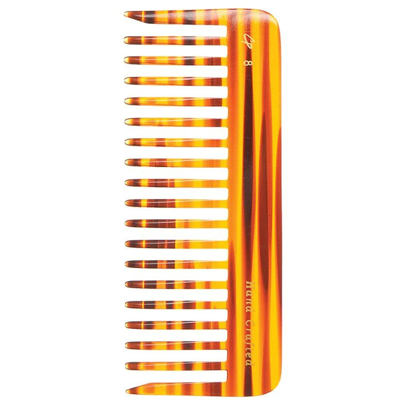 Creative Hair Tools Handmade Tortoise Combs Wide Tooth 7.5 Inch C8