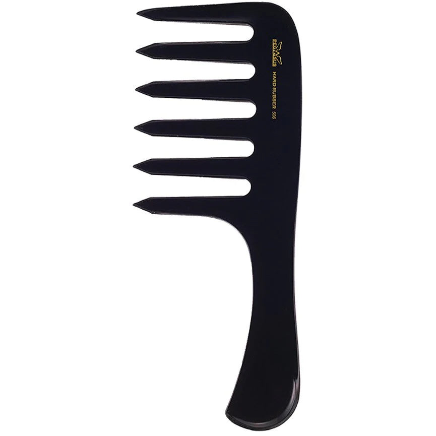 Creative Hair Tools Wide Tooth 6.5 Inch Hard Rubber Combs Pegasus C663