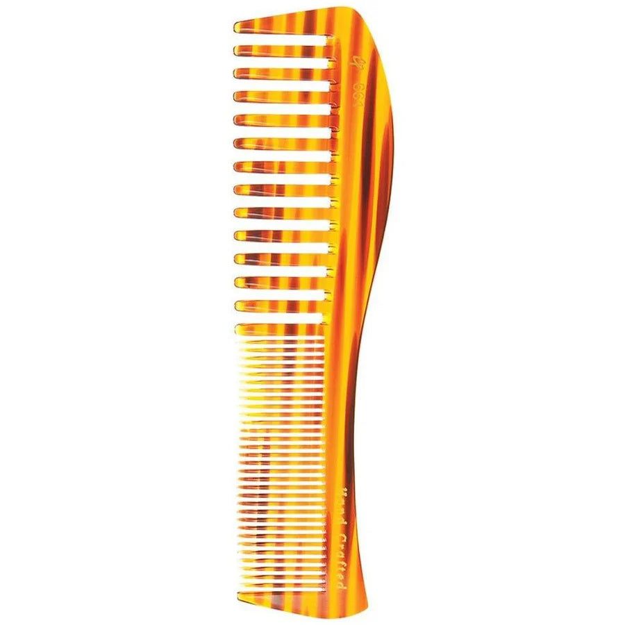 Creative Hair Tools Handmade Wide & Fine Tooth Tortoise Comb C661
