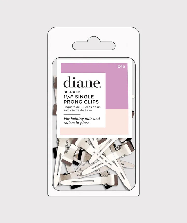 Diane Single Prong Clips 80 Pack 1 3/4 Inch D15