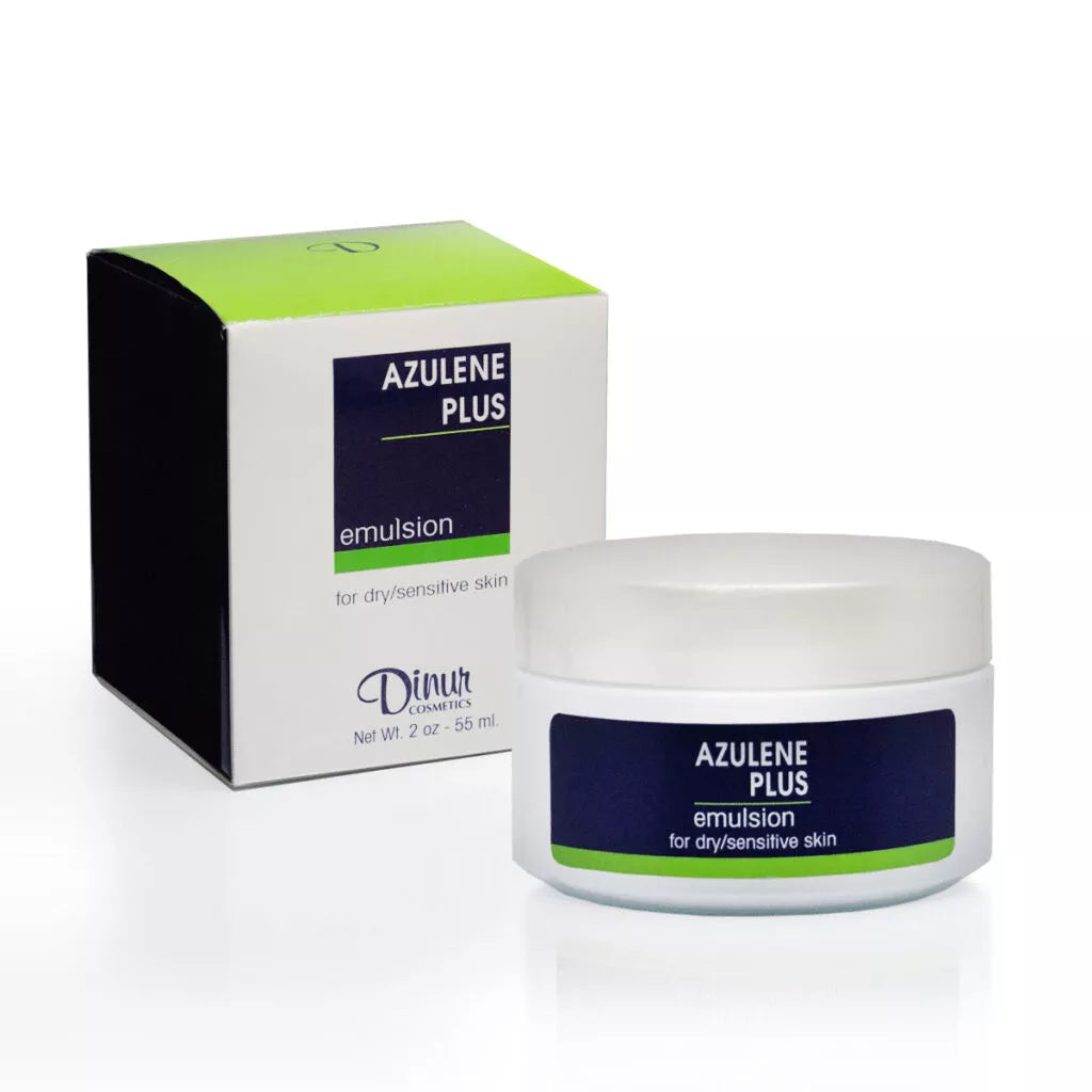 Dinur Azulene Plus Emulsion for Dry Sensitive Skin 2 oz