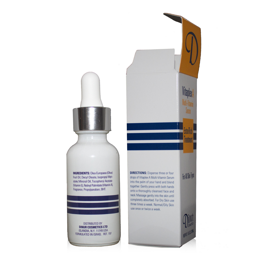 Dinur Vitaplex A Multi Vitamin Serum Extra Rich Treatment 1 oz
