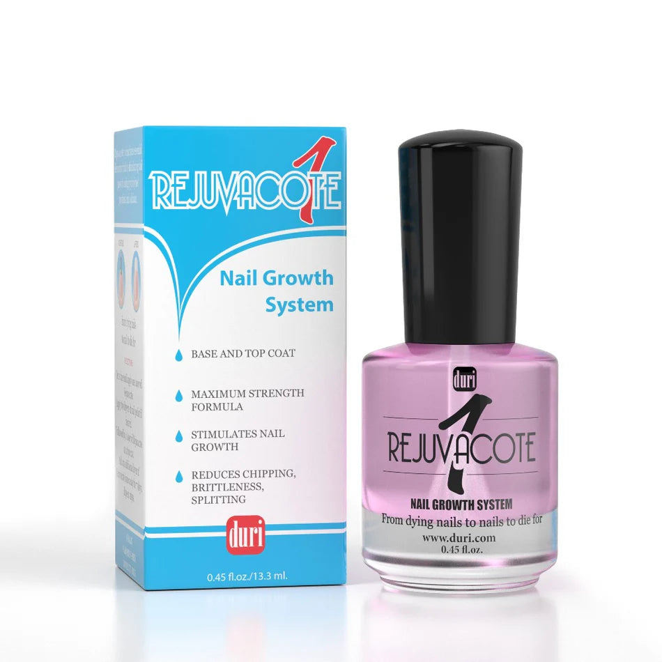 Duri Rejuvacote 1 Original Maximum Strength Nail Growth System Base and Top Coat 0.45 oz