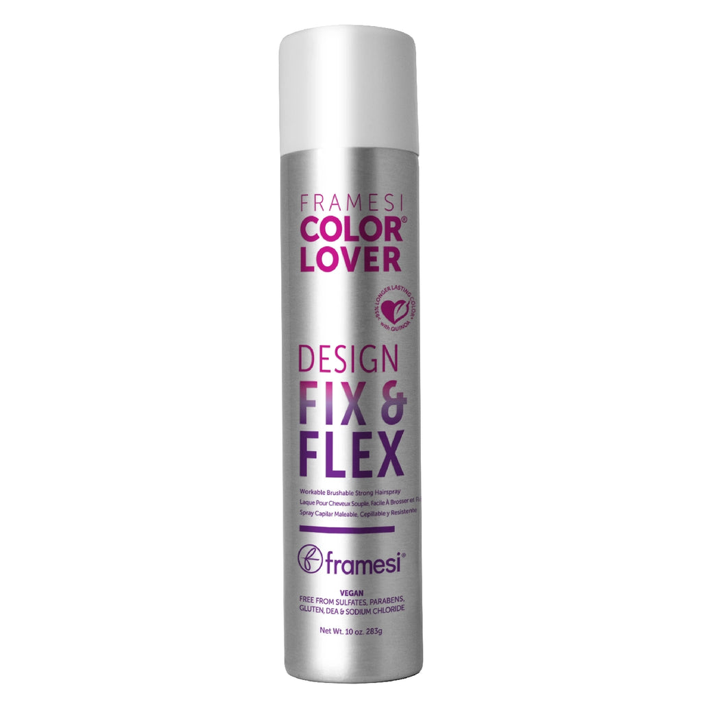 Framesi Color Lover Design Fix & Flex Workable Brushable Strong Hairspray 10 oz