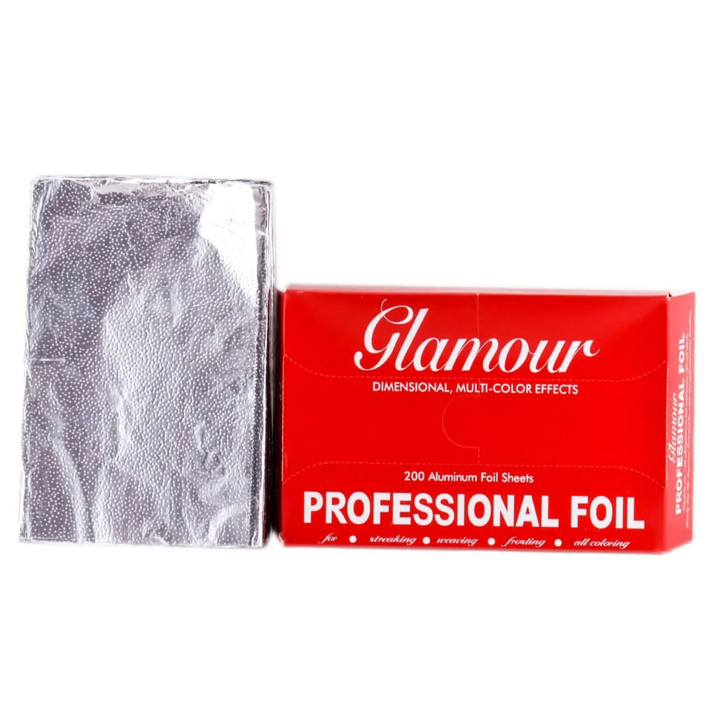 Supernail Glamour Professional Aluminum Foil Pre-Cut Sheets 8" X 10 3/4" 200 ct