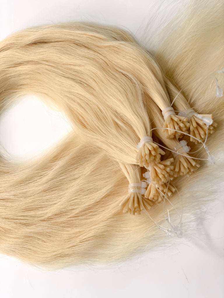 GVA Hair Extensions Hot Fusion 22 Inch With Keratin Bonding Straight 25 pcs