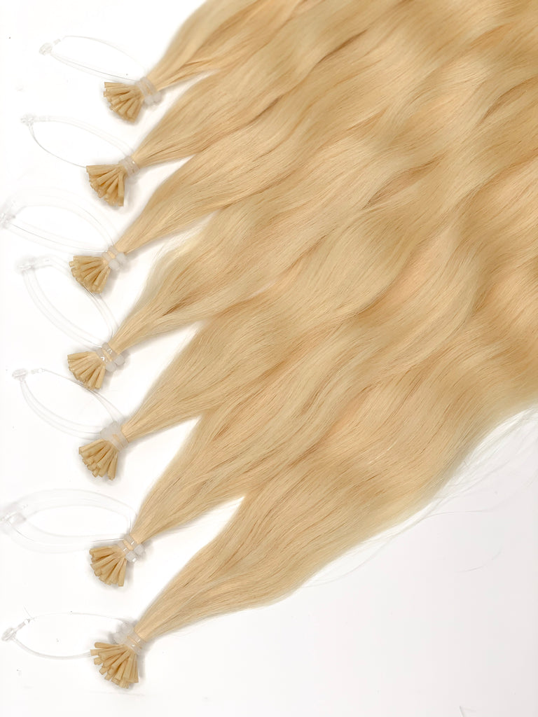 GVA Hair Extensions Hot Fusion 22 Inch With Keratin Bonding Straight 25 pcs Per Pack