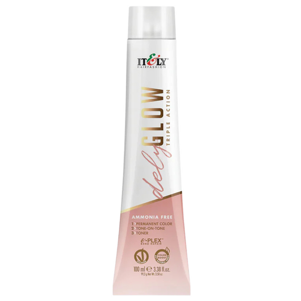 Itely Milano Dely Glow Permanent Ammonia Free Hair Color 3.38 oz