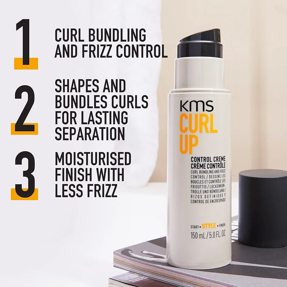KMS Curl Up Control Creme 5 oz