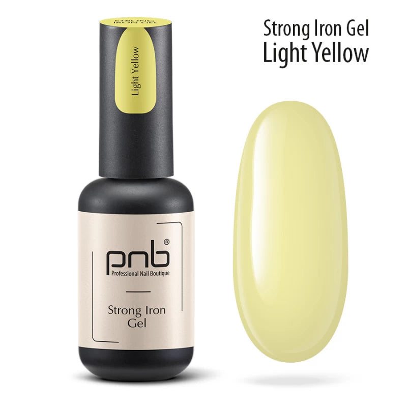 PNB Professional Nail Boutique UV/LED Strong Iron Base Gel with Soak Off Formula 0.28 oz