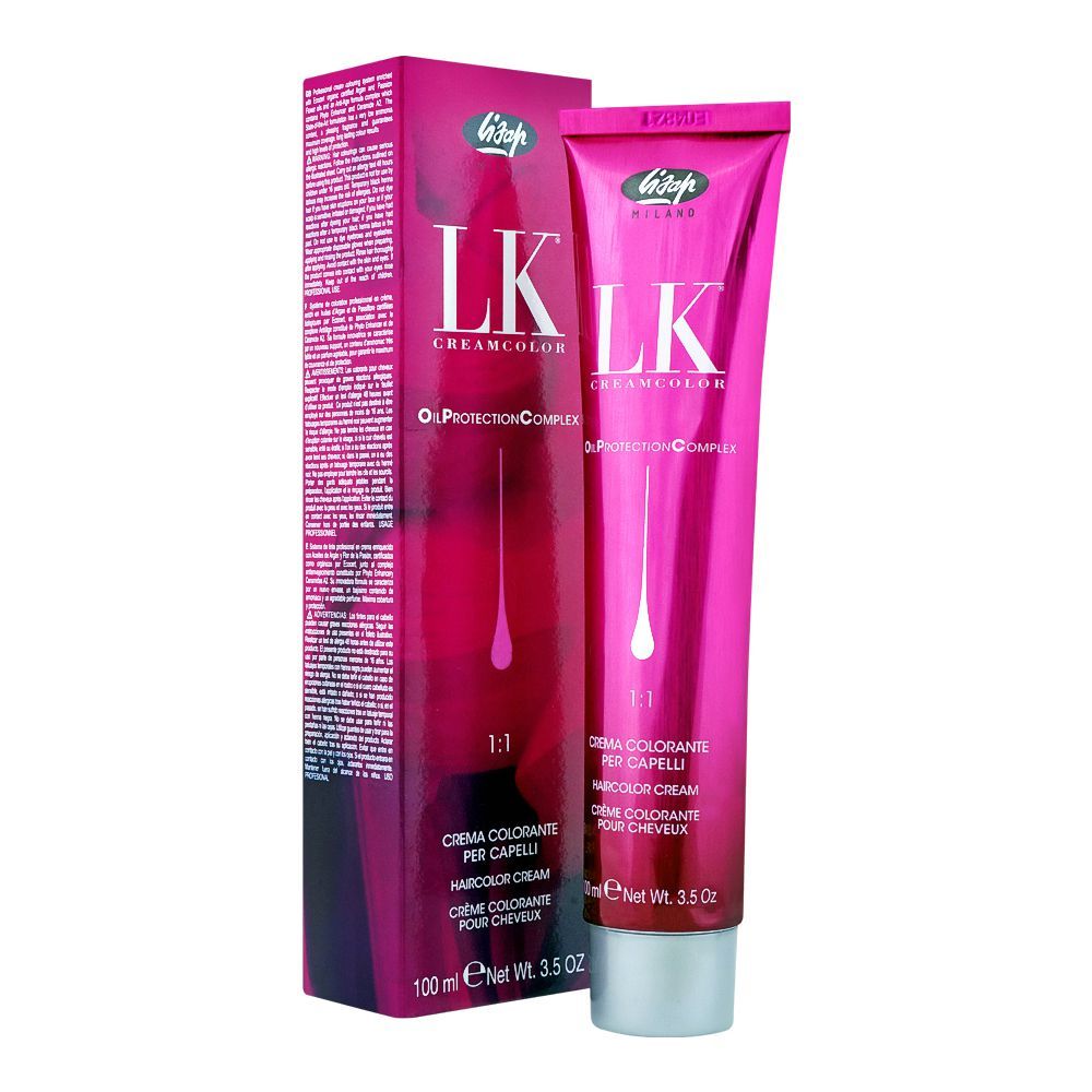 Lisap Milano LK Oil Protection Complex Permanent Cream Color 3.5 oz Lightened Natural