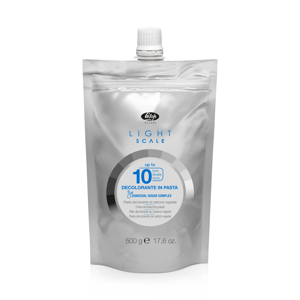 Lisap Milano Light Scale Charcoal Bleach lifts Up To 10 Levels 17.6 oz
