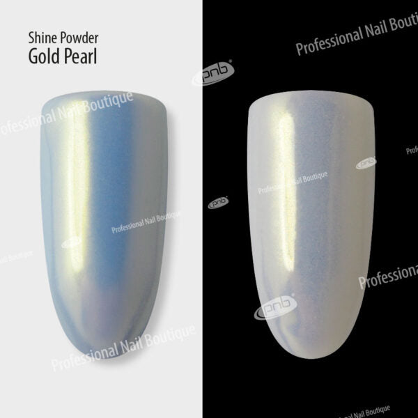 PNB Professional Nail Boutique Mirror Shine Powder Gold Pearl 0.5 g