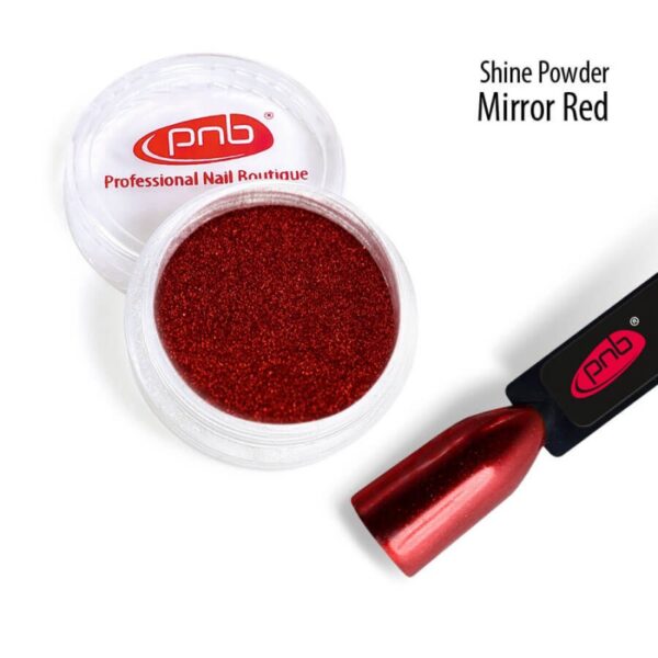 PNB Professional Nail Boutique Mirror Shine Powder Red 0.5 g