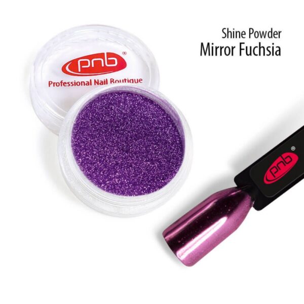 PNB Professional Nail Boutique Mirror Shine Powder Fuchsia 0.5 g