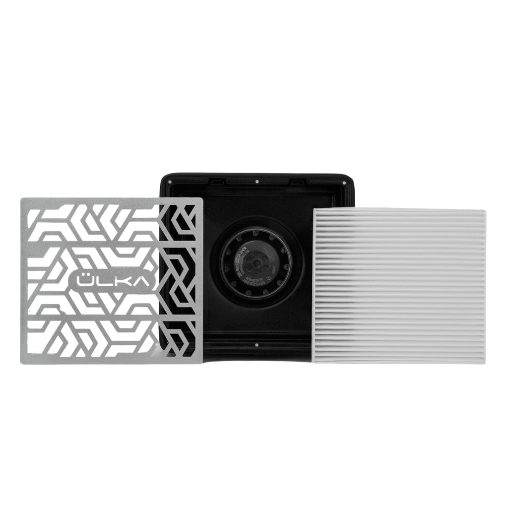 ULKA Premium Desktop Nail Dust Collector with Hepa Filter BLACK