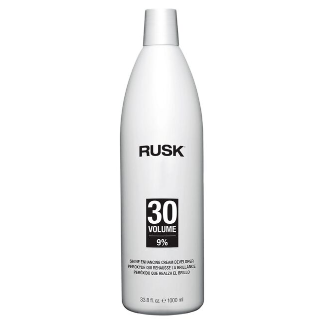 Rusk 30 Volume 9% Shine Enhancing Cream Developer 33.8 oz