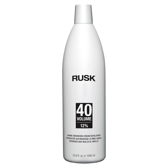 Rusk 40 Volume 12% Shine Enhancing Cream Developer 33.8 oz