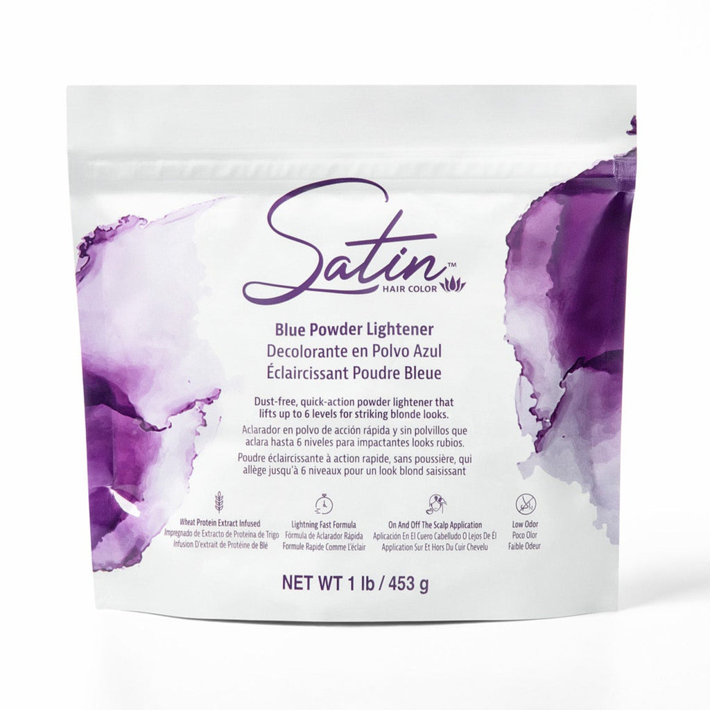 Satin Blue Powder Lightener 16 oz