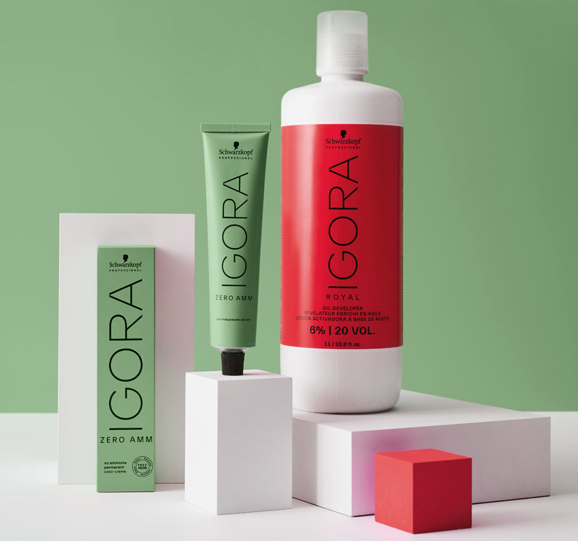 Schwarzkopf IGORA ZERO AMM No Ammonia Permanent Color 2 oz