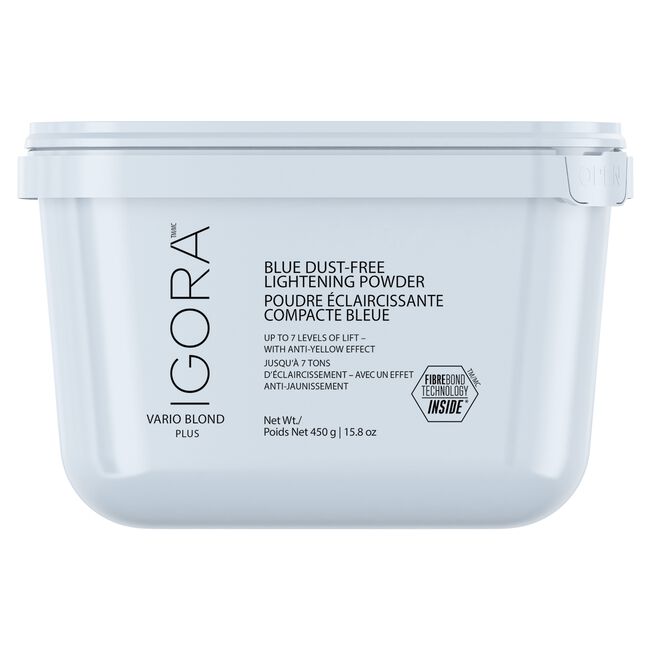 Schwarzkopf Igora Vario Blond Plus Blue Lightening Powder Up To 7 Levels Of Lift 15.8 oz
