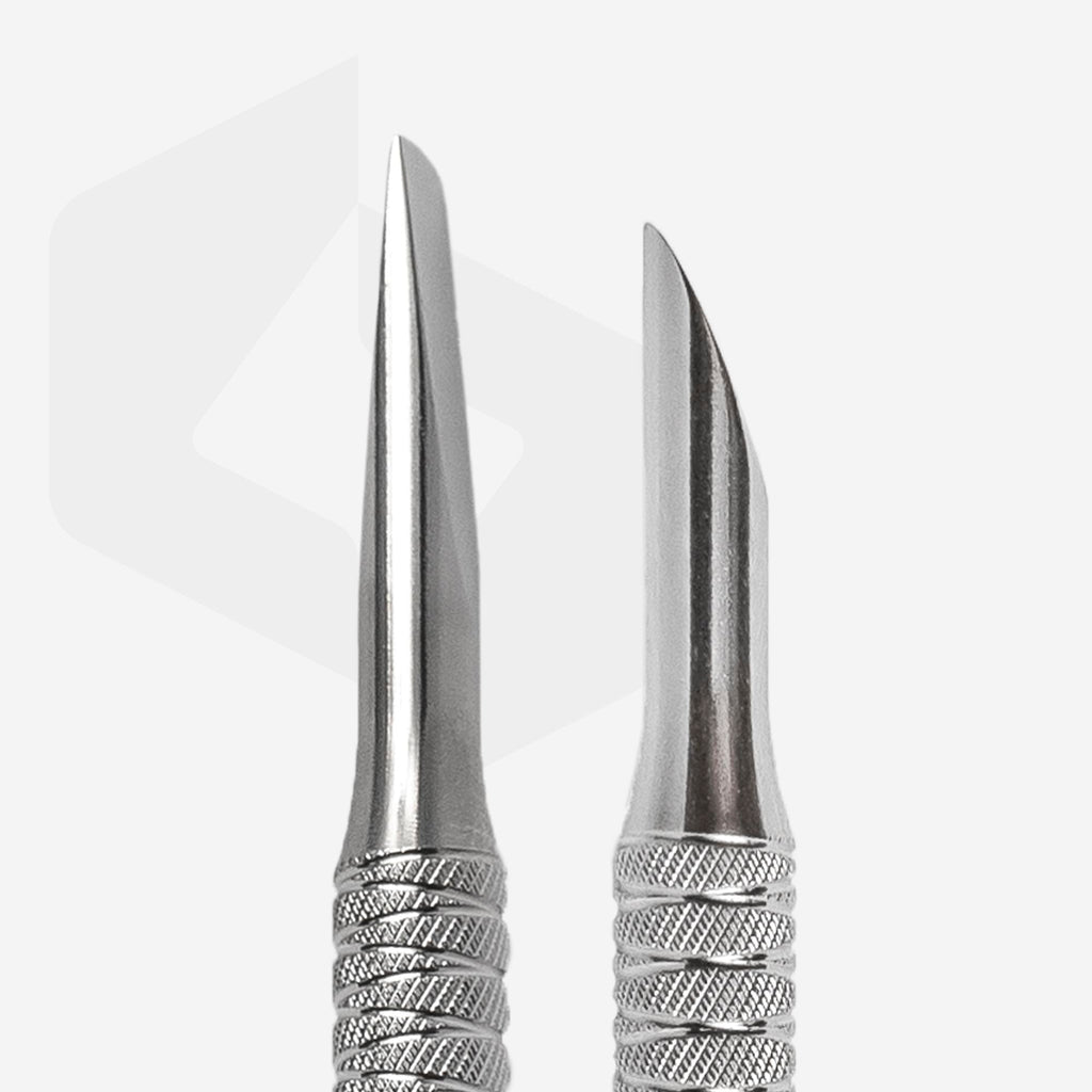 Staleks Expert Pro 90 Type 5 Manicure Pusher (Slant Pusher + Straight Pusher) PE-90/5