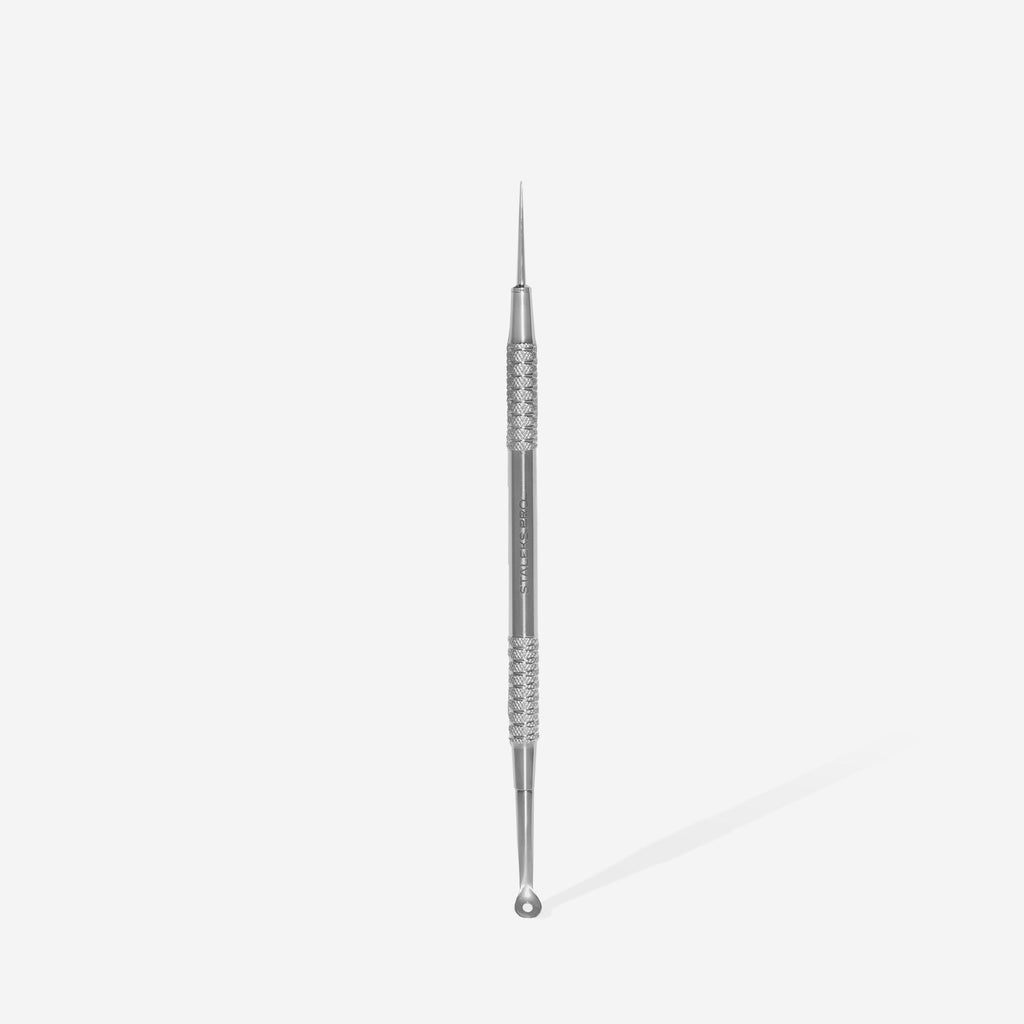 Staleks Pro Expert 21 Type 4 Beauty Care Double-ended Spoon Uno and Vidal Needle Straight ZE-21/4