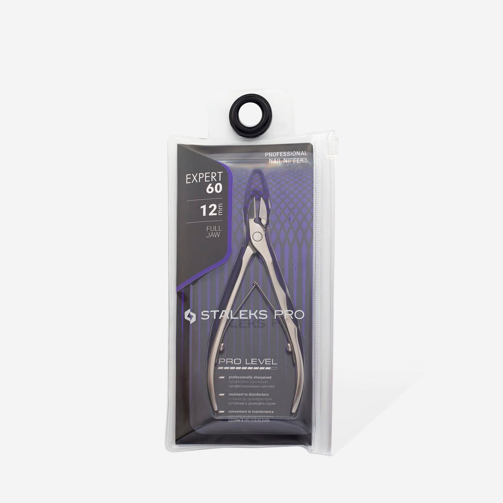 Staleks Pro Expert 60 Professional Nail Nippers 4.9 Inch 12 mm NE-60-12