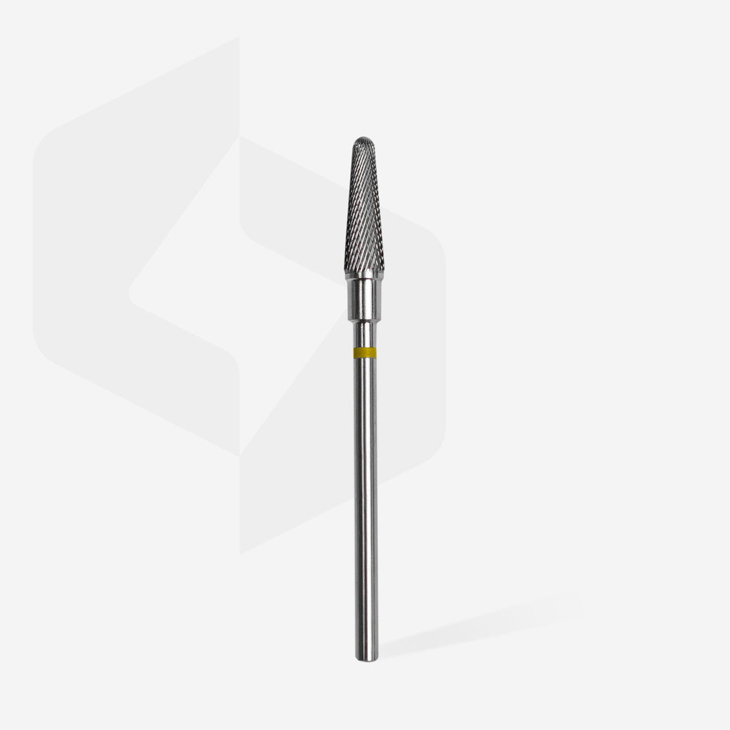 Staleks Pro Expert Carbide Nail Drill Bit Frustum Yellow Head Diameter 4 mm Working Part 13 mm FT70Y040/13