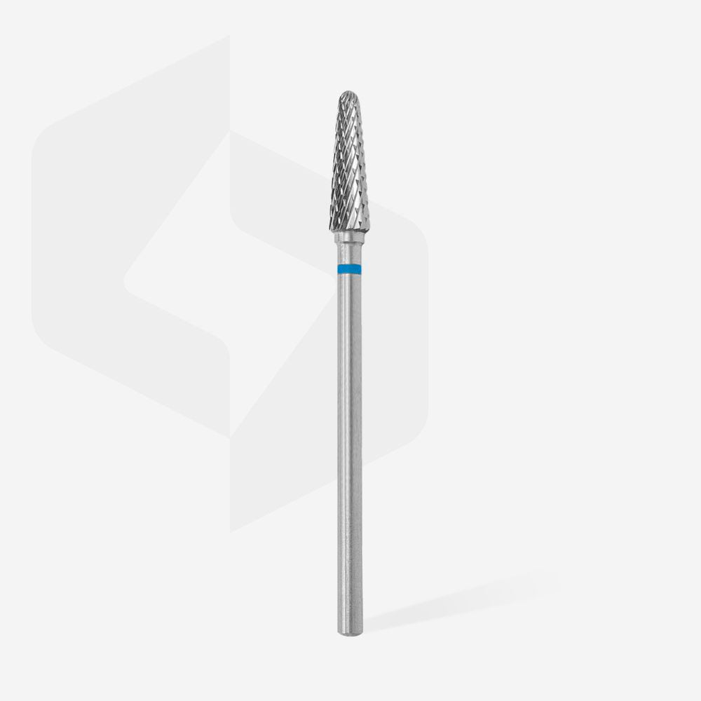 Staleks Pro Expert Carbide Nail Drill Bit Frustum Blue Head Diameter 4 mm Working Part 13 mm FT70B040/13