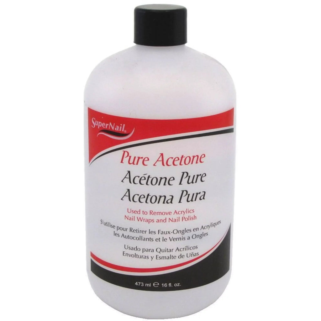 SuperNail Pure Acetone Polish Remover 16 oz