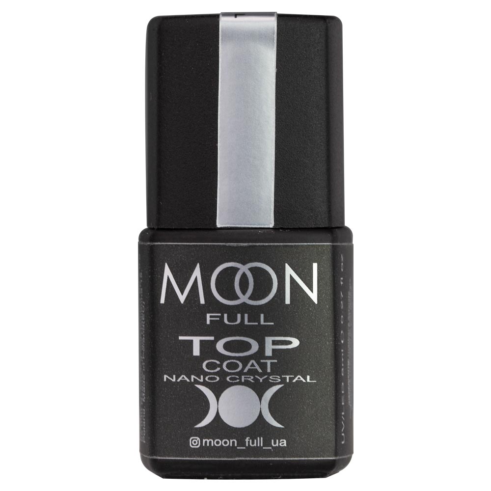 Moon Full Nano Crystal TOP COAT Scratch Resistant Gel Nail Polish 0.27 oz