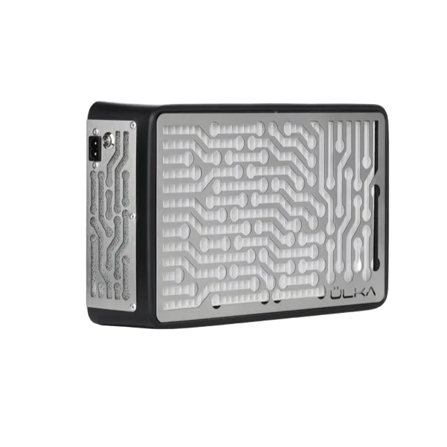 ULKA Tabletop Nail Dust Collector Nano Black with Silver Grill