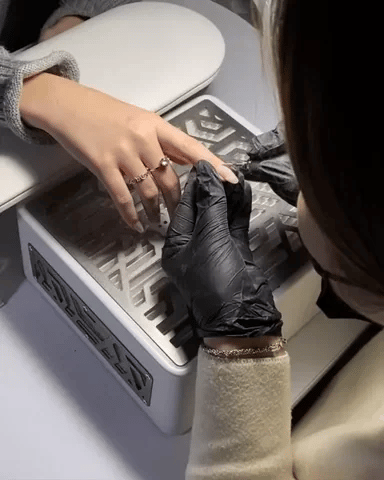 ULKA Premium Desktop Nail Dust Collector with Hepa Filter White