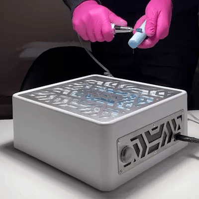 ULKA Premium Desktop Nail Dust Collector with Hepa Filter White